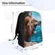 thumbnail image 4 of Balery Ice Blue Coastal Lion Mochila - Mochila Estilosa y Duradera para Laptop de 15 Pulgadas con Tela Oxford Impermeable, 4 of 8