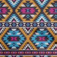 thumbnail image 1 of oneOone Georgette Viscose Brown Fabric African Aztech Diy Clothing Quilting Fabric Print Fabric By Yard 42 Inch Wide, 1 of 4