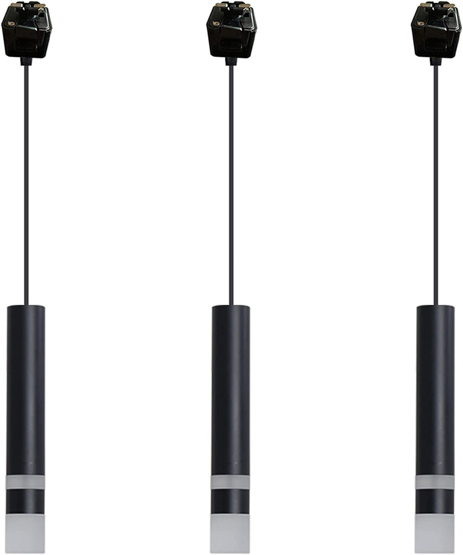 FSLiving JType Track Light Pendants with Linear Industrial Look 5W LED