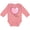Mauve, variant on Inktastic Pink Balloon Heart Boys or Girls Long Sleeve Baby Bodysuit