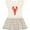 Natural with Stripes, variant on Inktastic Lobster Cute Ocean Creature Girls Toddler Dress