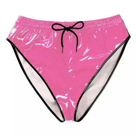 MQLKF High Gloss Leather Sexy Briefs Sexy Shorts Intellectual Breathable Women Bodysuit