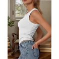 thumbnail image 5 of Crew Neck Tank Tops for Women Stretch Camisole Shirts, 5 of 5