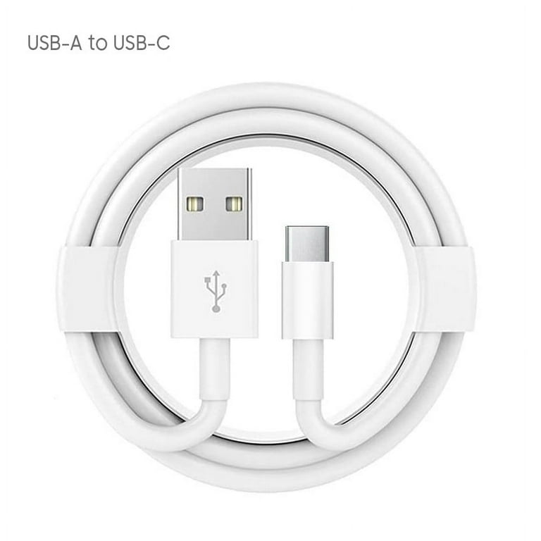 DeleyCON Lot De 2 Câbles USB-C 0,30m Courts 3,1 A Câble De Charge Et