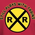 thumbnail image 3 of CafePress - Still Plays With Trains Dark T Shirt - Men's Classic Graphic Cotton T-Shirt, 3 of 4