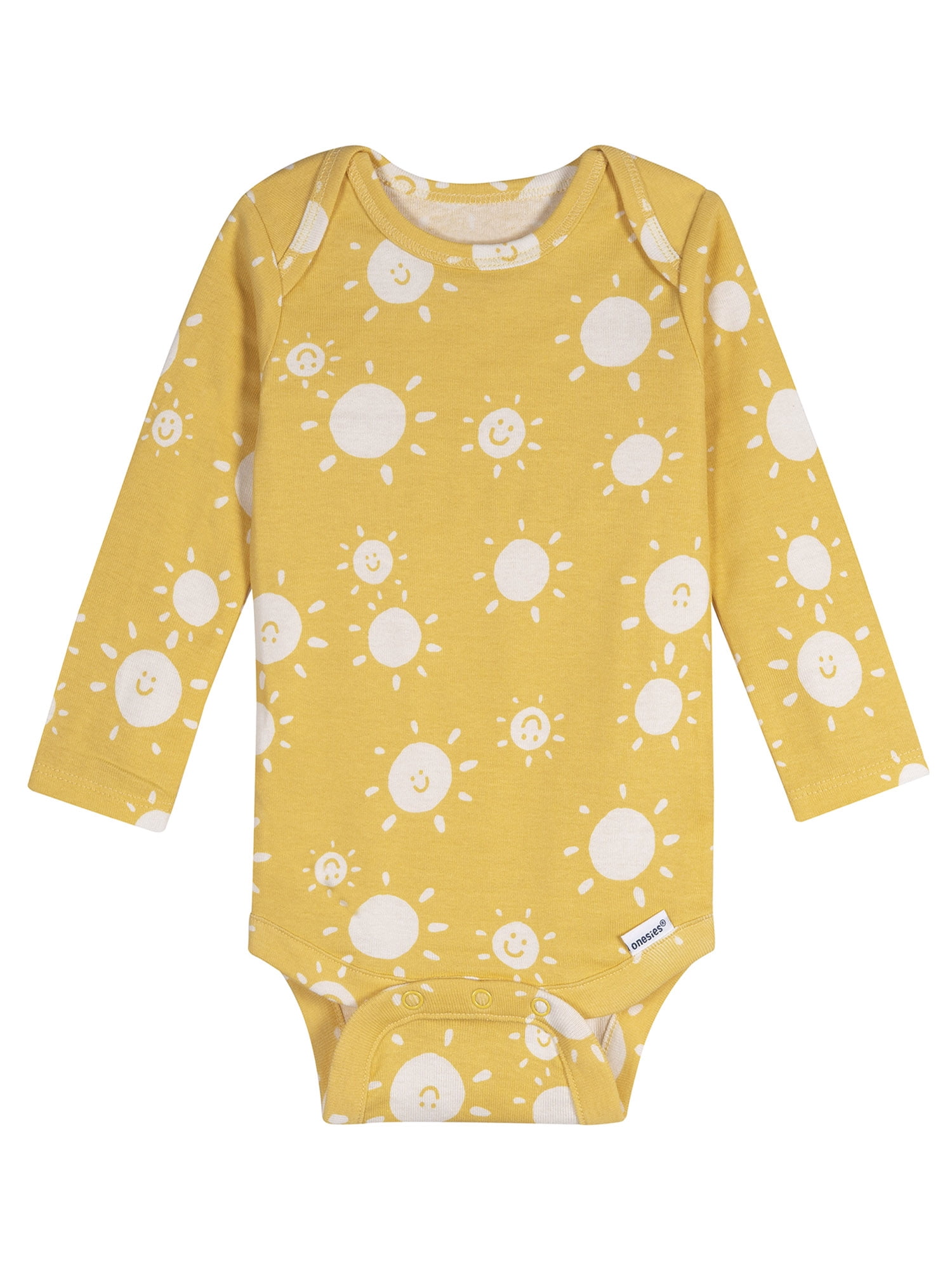 Onesies Brand Baby Neutral 6pc Bodysuits, Sizes (0-3 Months - 12 Months)