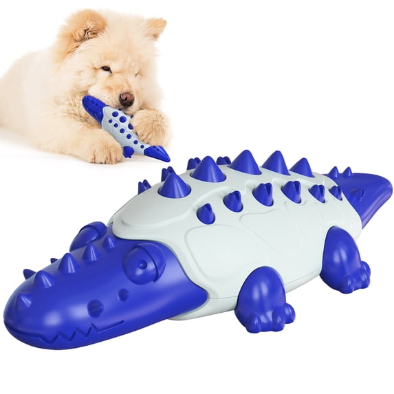 Neotimely Alligator Squeaky Dog Toy for Aggressive Chewers, Tough Dog Chew Toys for Aggressive Chewers Indestructible Durable Dog Chew Toys for Large Medium Breed Dog,for All Lifestages