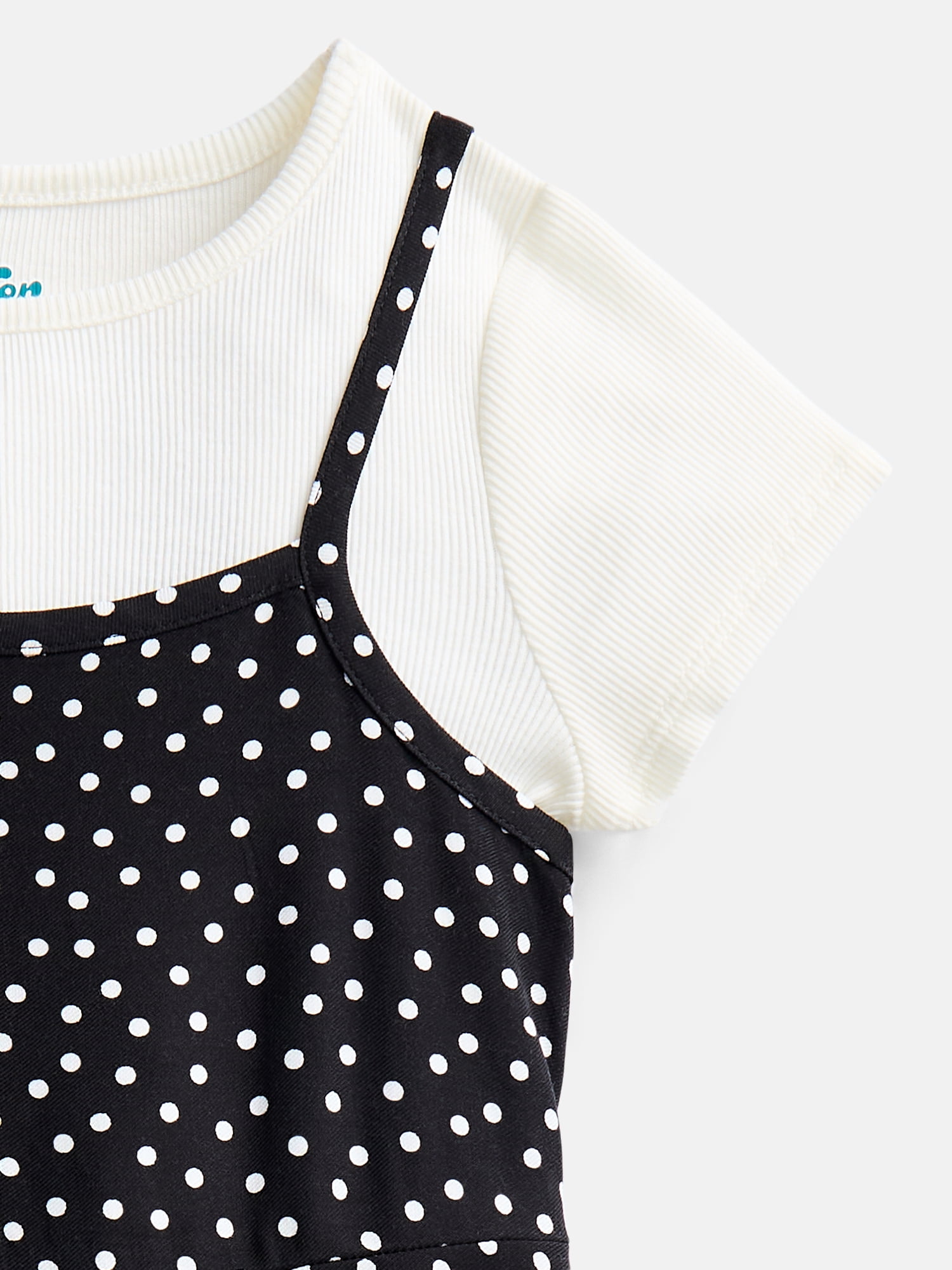 Wonder Nation Girls' Cami Dress and Tee Set, 2-Piece, Sizes 4-18