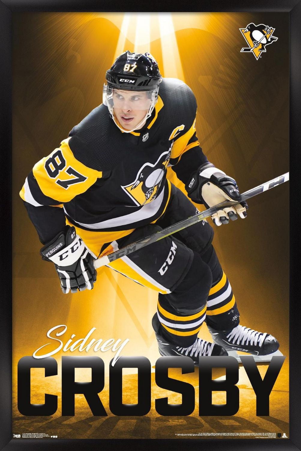 NHL Pittsburgh Penguins - Sidney Crosby 18 Wall Poster