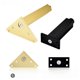 thumbnail image 2 of Patas de gabinete cuadradas Patas de gabinete de muebles de aleación de aluminio Patas de gabinete Mueble de baño Mueble de TV Columna de soporte Mesa de café Viga de cama Elevación, 2 of 3