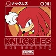 thumbnail image 2 of Men's Sonic the Hedgehog Knuckles Portrait  Graphic T-Shirt, 2 of 5