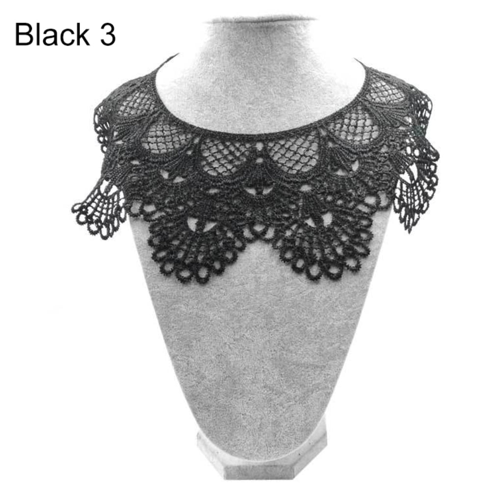 Cuteam DIY Floral Lace Neckline Neck Collar Trim Dress Clothes Sewing