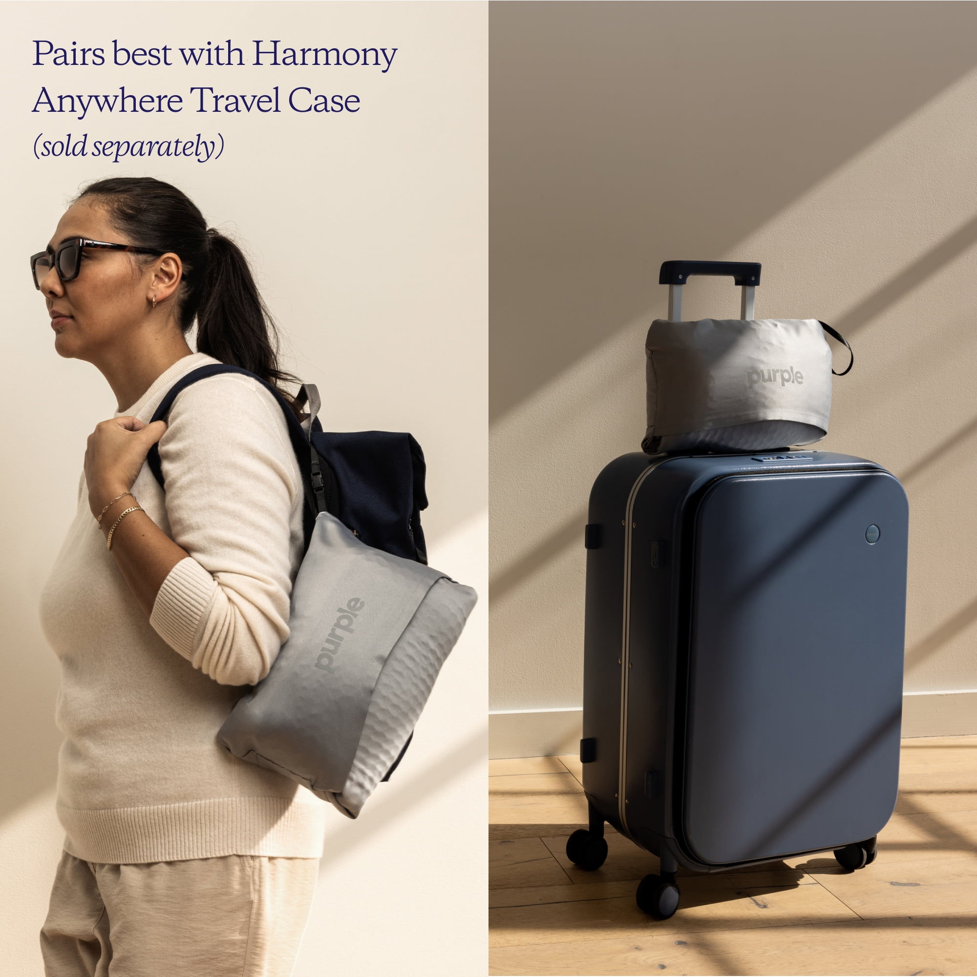 Purple Harmony Anywhere Pillow Travel On The Go Barbados Ubuy