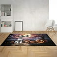 thumbnail image 2 of Spooky Halloween Night Witch Dalmatian Glowing Pumpkins Indoor Rug Dog Lover Carpet Living Bed Room Sofa Home Decor - 12015, 2 of 5