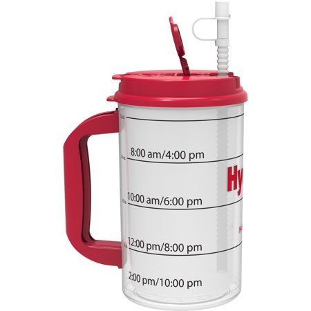 Hydr-8 Red 32ounce Air-Insulated Water Bottle