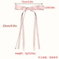 thumbnail image 3 of Yoyauz Women's Hair Bows, Solid Hair Bows, Hair Clips, Double Silky Satin Fabric Hair Bows, Claw Clips, Bows, Long Hair Ribbons, Hair Clips, Cute Hair Bands, 3 of 8