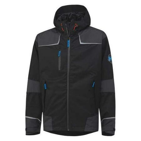 HELLY HANSEN 71047_990-XL Chelsea Shell Jacket,XL,Black G9359551
