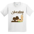 thumbnail image 3 of Inktastic I Like Dirt Earthworm Youth T-Shirt, 3 of 5
