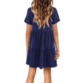 thumbnail image 5 of Fantaslook Summer Dresses for Women V Neck Casual Loose Flowy Swing Shift Dress, 5 of 6