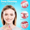 thumbnail image 5 of RAGUPEL 120Pcs Interdental Brush 6 Sizes Braces Brush Toothpicks with Soft Bristles 360° Bendable Floss Heads Dental Brushes Between Teeth Gum Braces Cleaning Kit Oral Tooth Cleaning Tool, 5 of 7