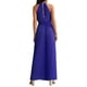 thumbnail image 2 of VISgogo Traje de una pieza para mujer, mono de pierna ancha plisado con vendaje en la cintura sin mangas en color sólido VISgogo moda, 2 of 9
