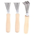 thumbnail image 1 of BESTYASH 3Pcs Comb Rake Cleaner Khaki Lightweight Hair Brush Cleaning Tool for Daily Use, 1 of 8