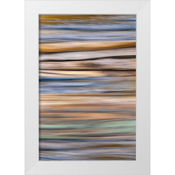Jaynes Gallery 11x14 White Modern Wood Framed Museum Art Print Titled - USA-Washington State-Seabeck Abstract of tree trunk and limbs