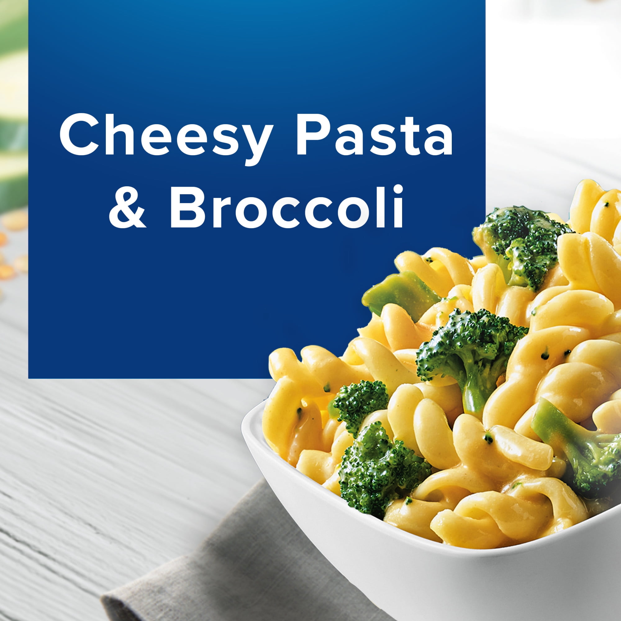 Birds Eye Steamfresh Sauced Cheesy Pasta & Broccoli, Frozen Side, 10.8 oz. Bag