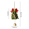 thumbnail image 3 of WEGFTDUOP Christmas Decoration Garland Scene Layout Christmas Tree Decorations Rattan Ring Pendant Door Hanging 2025 Christmas Decoration, 3 of 6