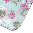thumbnail image 5 of Pioneer Flower Floral Print Pattern Dish Drying Mat for Kitchen 1 Pack, Ultra Absorbent Microfiber Dishes Drainer Mats,16"x18", 5 of 6