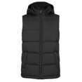 thumbnail image 3 of Heavyweight Hooded Puffer Vest for Men – Water-Resistant, Full Zipper, 3 of 8