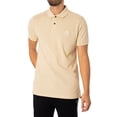thumbnail image 2 of MA.STRUM Pique Polo Shirt, Beige, 2 of 5