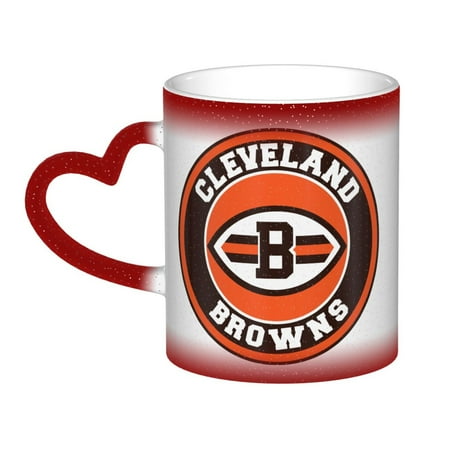 

Cleveland_Browns 11 Oz Originality Coffee Mugs Large Water Mugs With Handle Porcelain Coffee Cup Thank You Gifts For Mom Dad And Friends Red