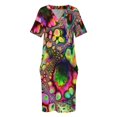 thumbnail image 3 of Vestido de noche holgado con bolsillos para mujer prenda de lujo para fiesta, 3 of 6