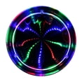thumbnail image 4 of Flashing Panda Light-Up Flashing Multi-Color Infinity Tunnel LED Drink Coaster or Display Base, 4 of 4