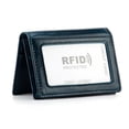 thumbnail image 1 of Mens Slim Bifold Wallet Genuine Leather RFID Blocking Card Wallet 5 Slots, 1 of 6
