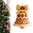 thumbnail image 2 of DIY Crochet Christmas Tree Acrylic Plane Handmade Crochet Christmas Tree,Tree Bow Pearl Embellishment,Beginner Christmas Crochet Kit,Christmas Craft Kit with Yarn Hook Beads Instructions, 2 of 5