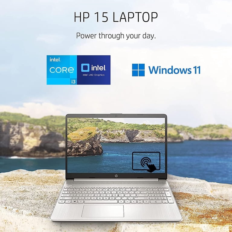 HP 15 Laptop Computer, 15.6 HD Touchscreen, Intel Core i3, 32GB