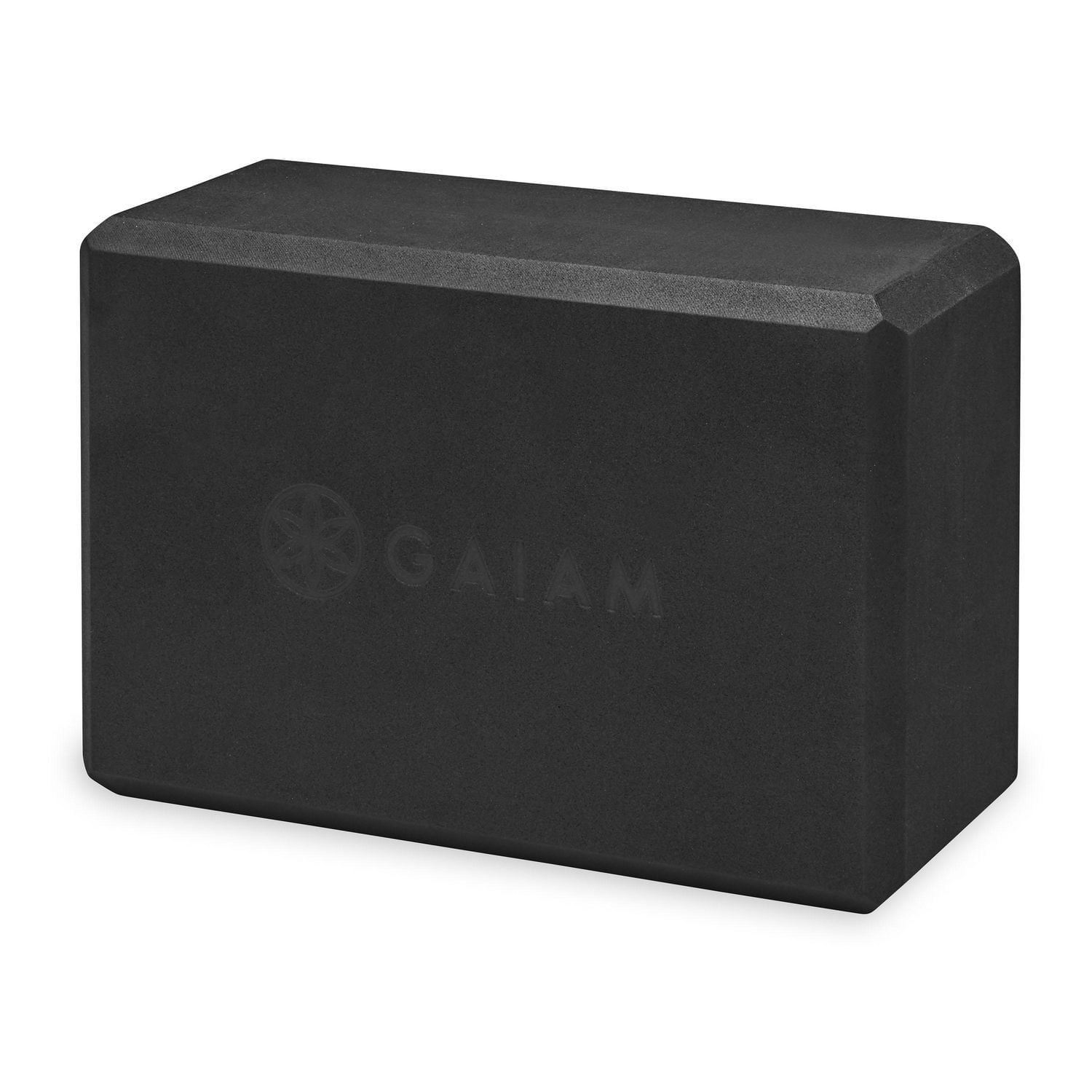 Gaiam Foam Yoga Block Black- 2 Pack