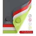 thumbnail image 2 of Dexas Heavy Duty Grippmat Juego De Tablas De Cortar Flexibles De Cuatro, 8 Por 11 Pulgadas, Gris, Rojo, Blanco Y Verde Dexas NA, 2 of 5