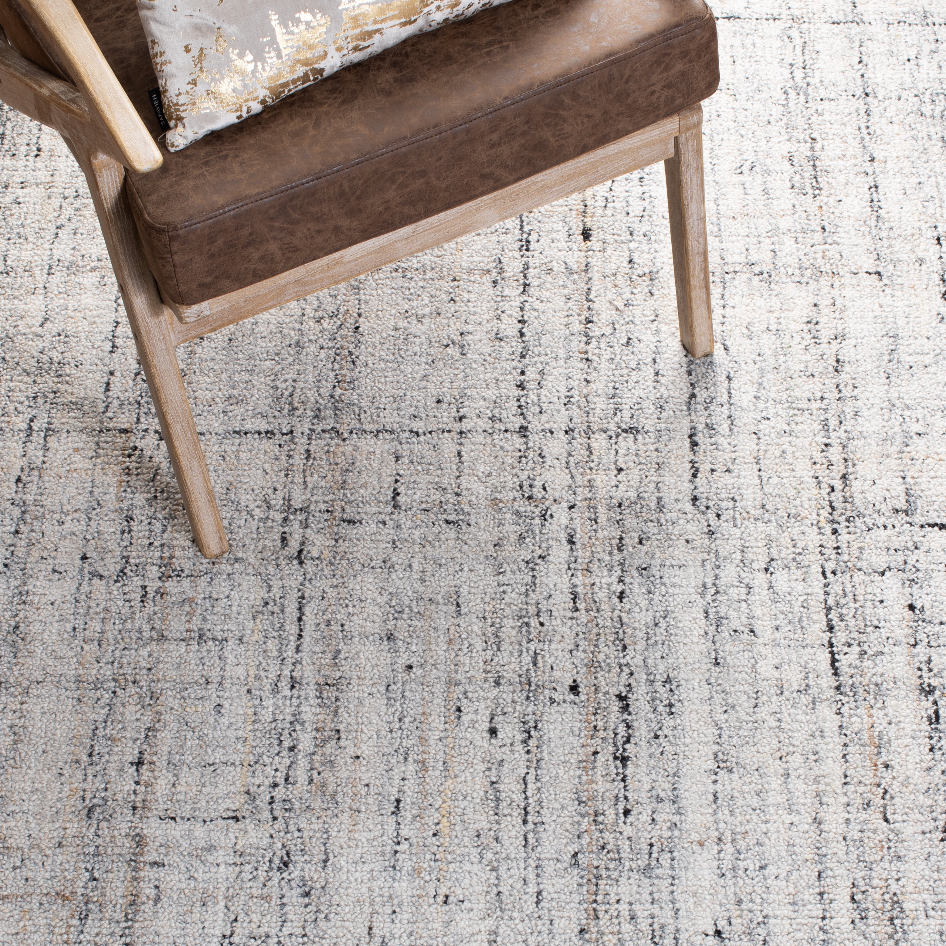 Safavieh Abstract Bailey Striped Area Rug, Camel/Black, 10' x 14'