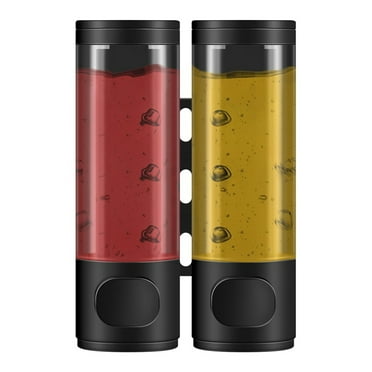 Shampoo and Conditioner Dispenser, Bathroom Shower Dispenser 2 Chamber Perfect for Wall, Hotel