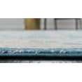 thumbnail image 4 of Unique Loom Salzburg Collection Area Rug - Aigen (2' 7" x 10' Runner Light Blue/Gray), 4 of 6