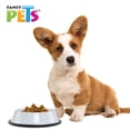 thumbnail image 2 of Plato Jaspeado Acero Inoxidable 32 Oz 907g Blanco Perro Fancy Pets Fancy Pets FL8154_BLA, 2 of 3