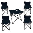 thumbnail image 1 of 4 Sillas y Mesa Plegable para Niños Genérico Camping Negro, 1 of 3