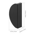 thumbnail image 4 of MasteelfCA 2 Pcs Poignées de Tiroir Demi-Lune Poignées de Cabinet Demi-Cercle Poignées de Commode en Aluminium, 4 of 8