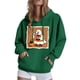 thumbnail image 2 of Sudadera con capucha de manga larga para mujer, informal, con capucha, para exteriores y chaquetas, ropa deportiva de moda para mujer, con capucha y ropa de invierno, sudadera con capucha de manga lar, 2 of 6