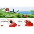 thumbnail image 3 of Floseru Gas Weed Wacker 52cc 2 Stroke Oil 2 in 1 Multifunctional Weed Eater, Gas Powe Cordless Trimmer Hedge Pruner Brush Cutter 10 Inch 8500Rpm for Shrubs and Weeds, 3 of 9