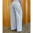 thumbnail image 6 of EASYBRAUS Women Stripe Halter Top Wide Leg Pants Set Summer Casual Outfit, 6 of 7