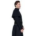 thumbnail image 3 of Leg Avenue Priest Costume for Men with Robe and Cape, Adult Size M, 3 of 5
